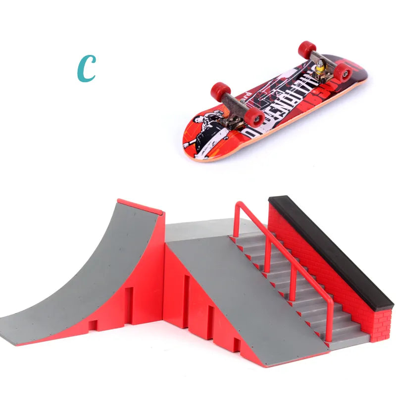 1pc Mini Skateboard Toy Skate Park For TechDeck Fingerboard Skateboard –  GGIZY